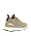 Mens Titanium Suede Panel Running Trainers Olive Green Boss-2