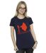 Disney - T-shirt BIG HERO BAYMAX FIST BUMP CUTOUT - Femme (Bleu marine) - UTBI13338-2