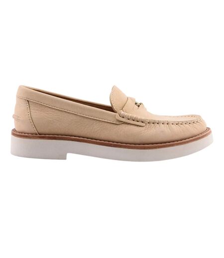 Womens/ladies Tallulah Nubuck Loafers Beige Sperry