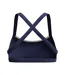 Womens/ladies Textured Cross Back Bikini Top Navy Speedo-2