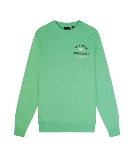 Sweat Style Graphique Racquet Club Homme Vert Lyle & Scott