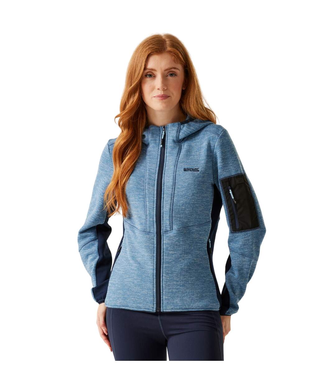 Veste polaire kemilia femme bleu de gris / bleu marine Regatta-3