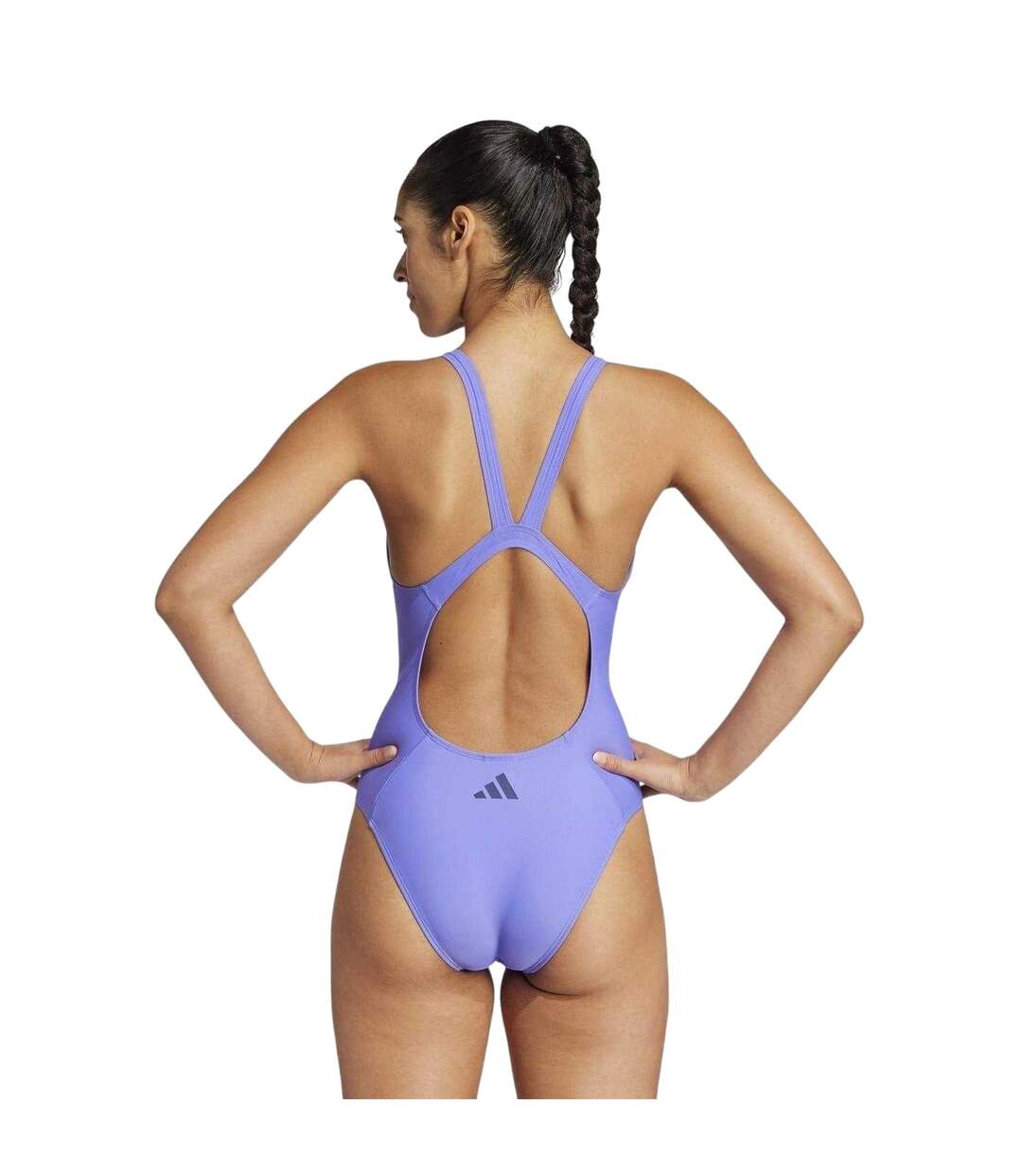 Maillot De Bain 1 Pièce Femme Bleu Foncé Foncé Adidas-3