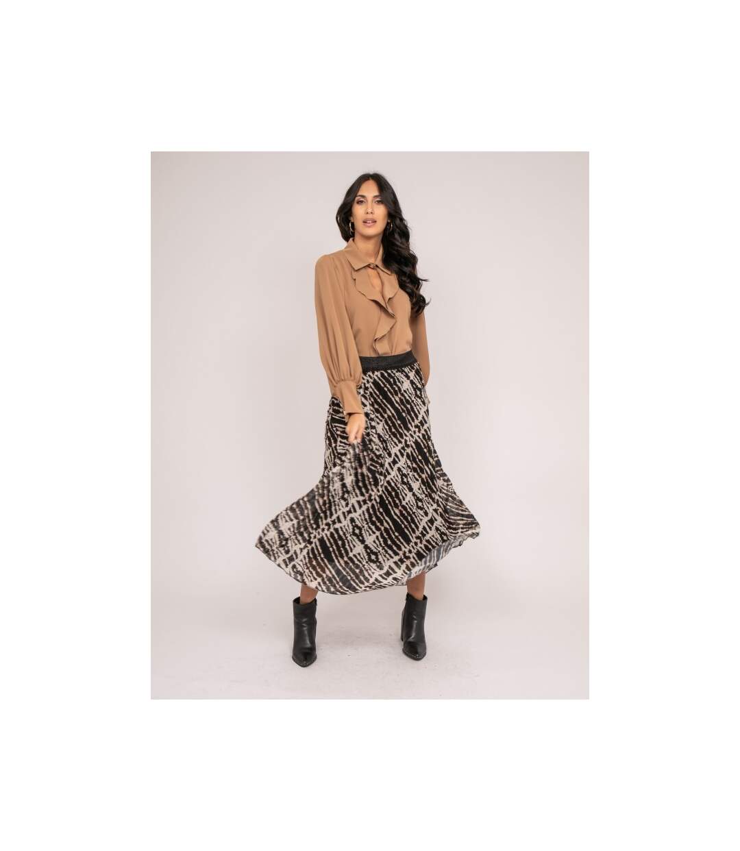Blouse avec volants OKIER - Dona X Lisa-4