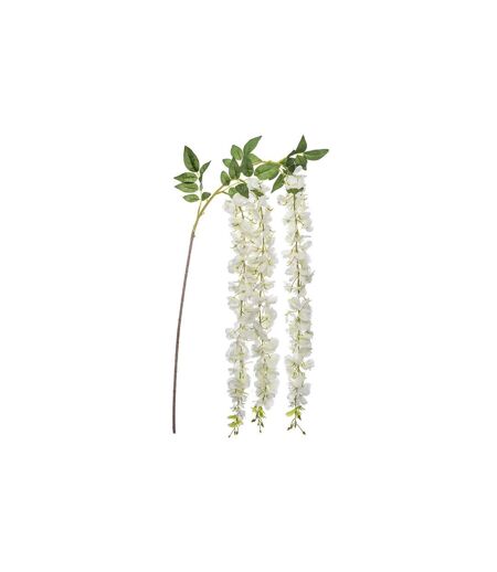 Fleur Artificielle 3 Glycines 130cm Blanc