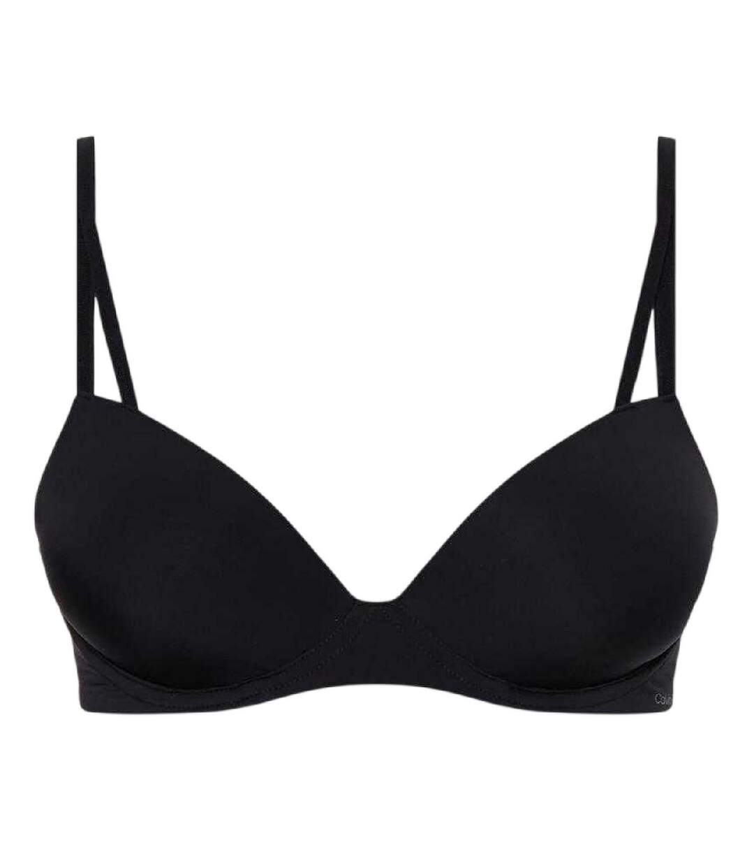 Womens/ladies Demi Underwired Bra Black Calvin Klein-2