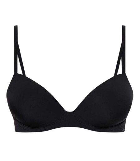Womens/ladies Demi Underwired Bra Black Calvin Klein