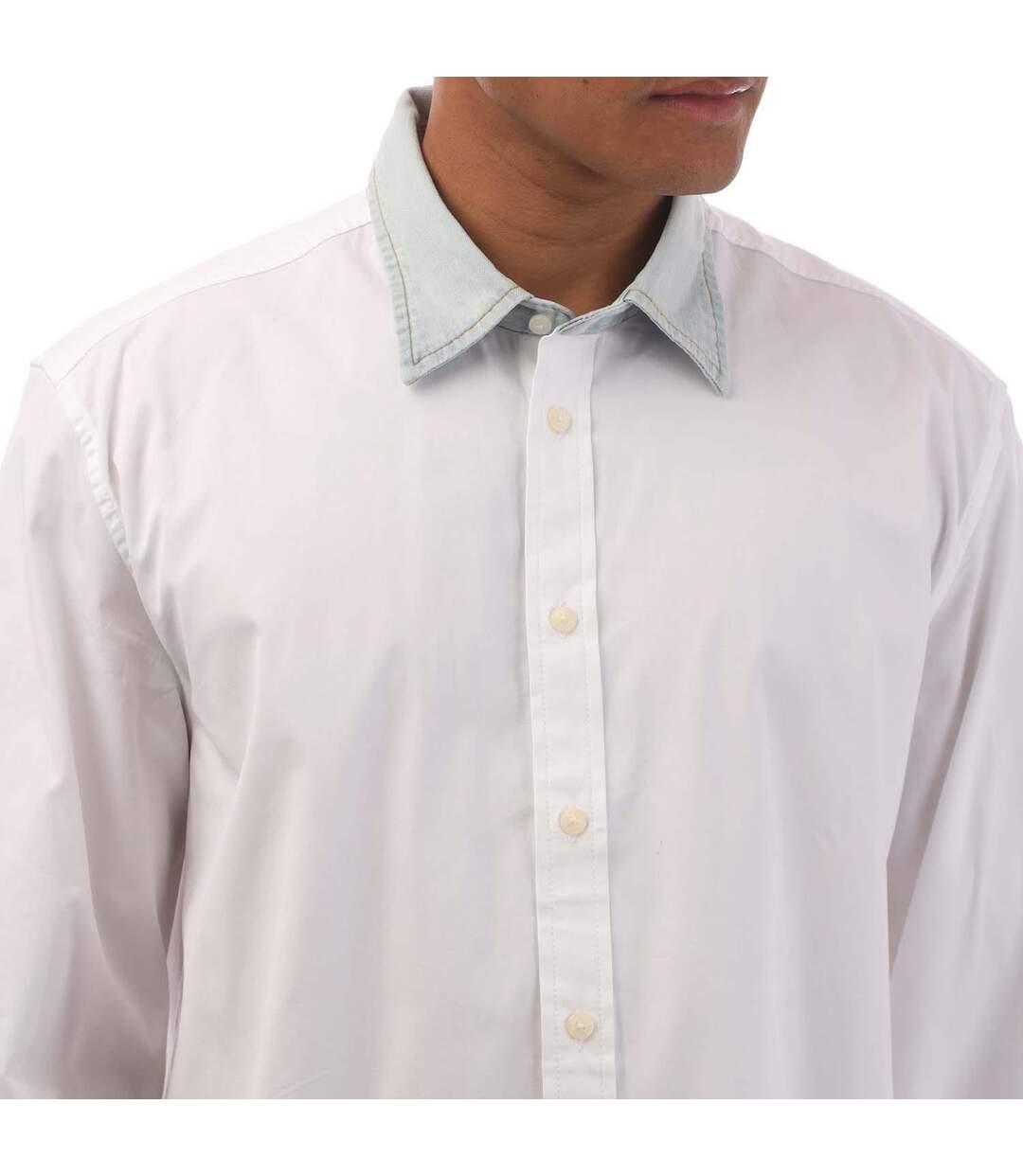 Chemise S-holls Homme Blanc Diesel-4