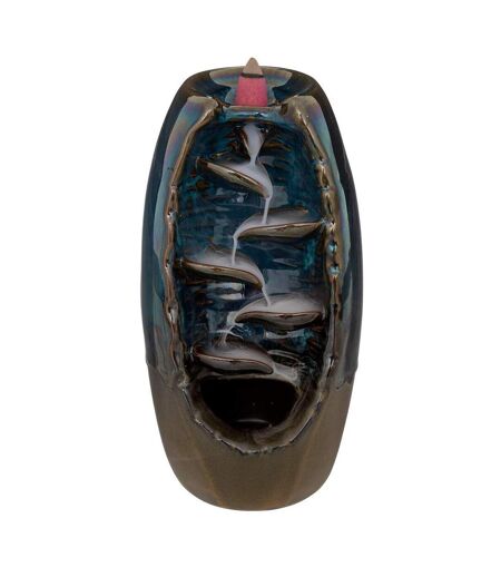 Fontaine à Cônes d'Encens Taly 20cm Bleu