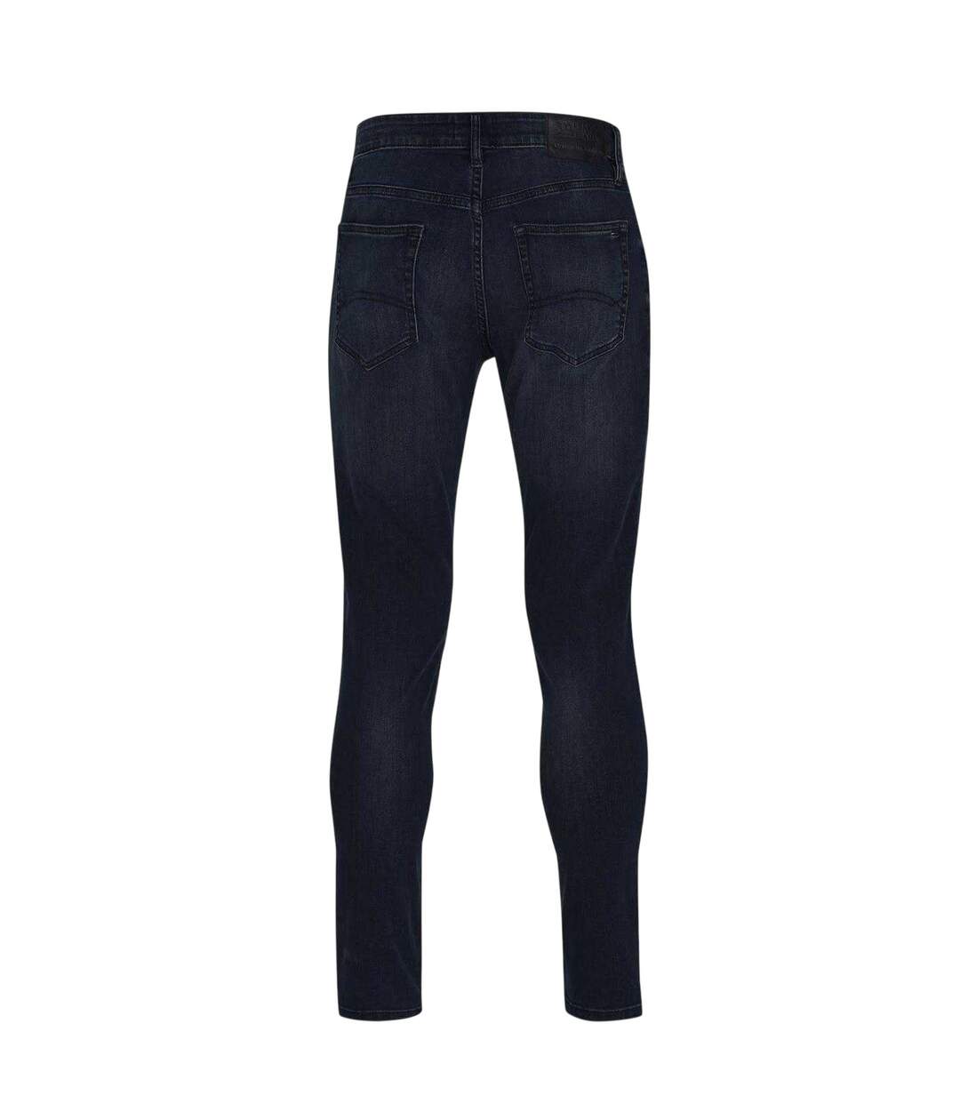 Mens Austin Tapered Leg Slim Jeans Black Tommy Jeans-2