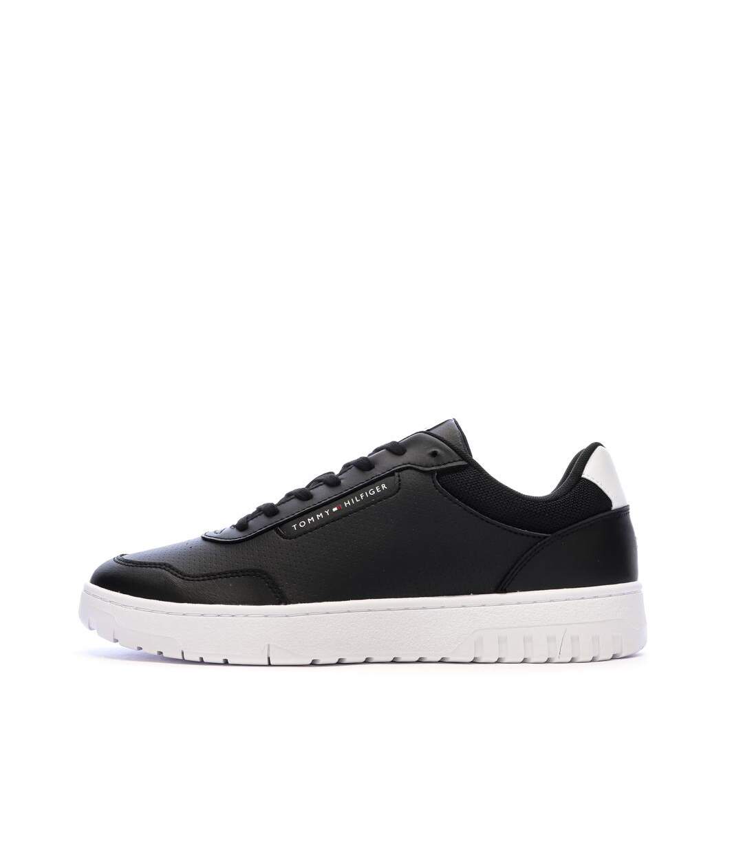 Baskets noires homme tommy hilfiger core-1