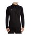 Mens sportswear quarter zip sweatshirt black Umbro