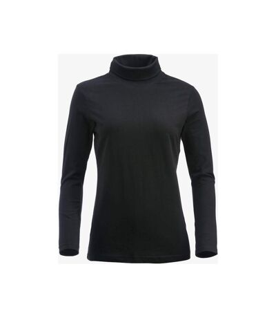 Womens/ladies Ezel Turtleneck Black Clique