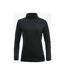 Womens/ladies Ezel Turtleneck Black Clique-1
