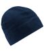 Bonnet Unisexe En Polaire Recyclée Pour Adultes Bleu Marine Beechfield-2