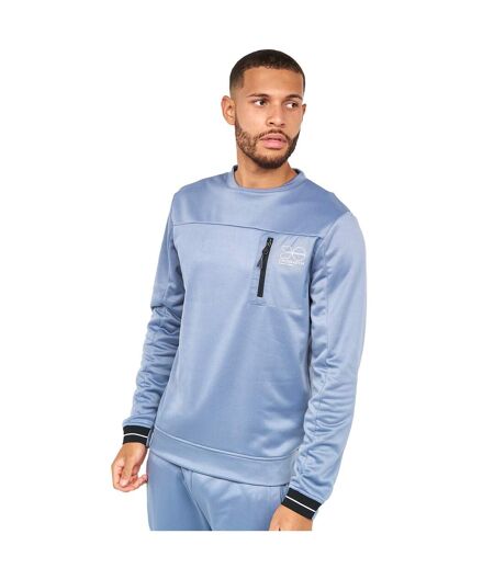 Haut De Survêtement Catmoore Homme Bleu Acier Crosshatch
