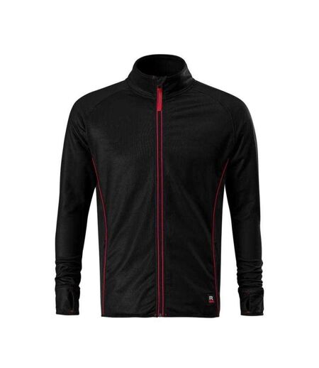 Mens Vertex Stretch Fleece Jacket Black Malfini