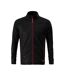 Mens Vertex Stretch Fleece Jacket Black Malfini-1