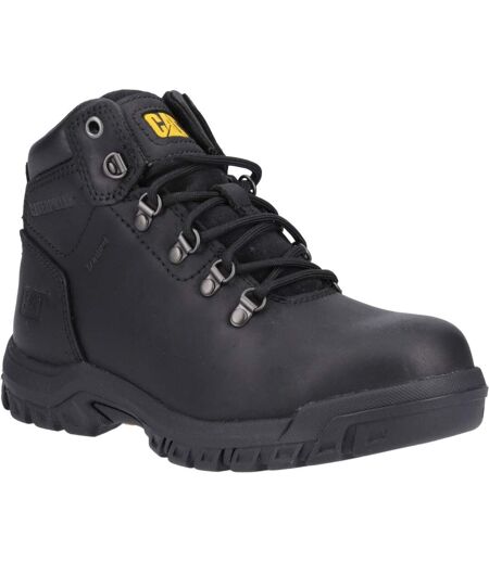 Womens/ladies mae grain leather safety boots black Caterpillar