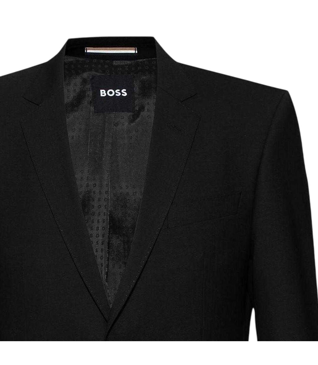 Veste De Costume H-huge Homme Noir Boss-3