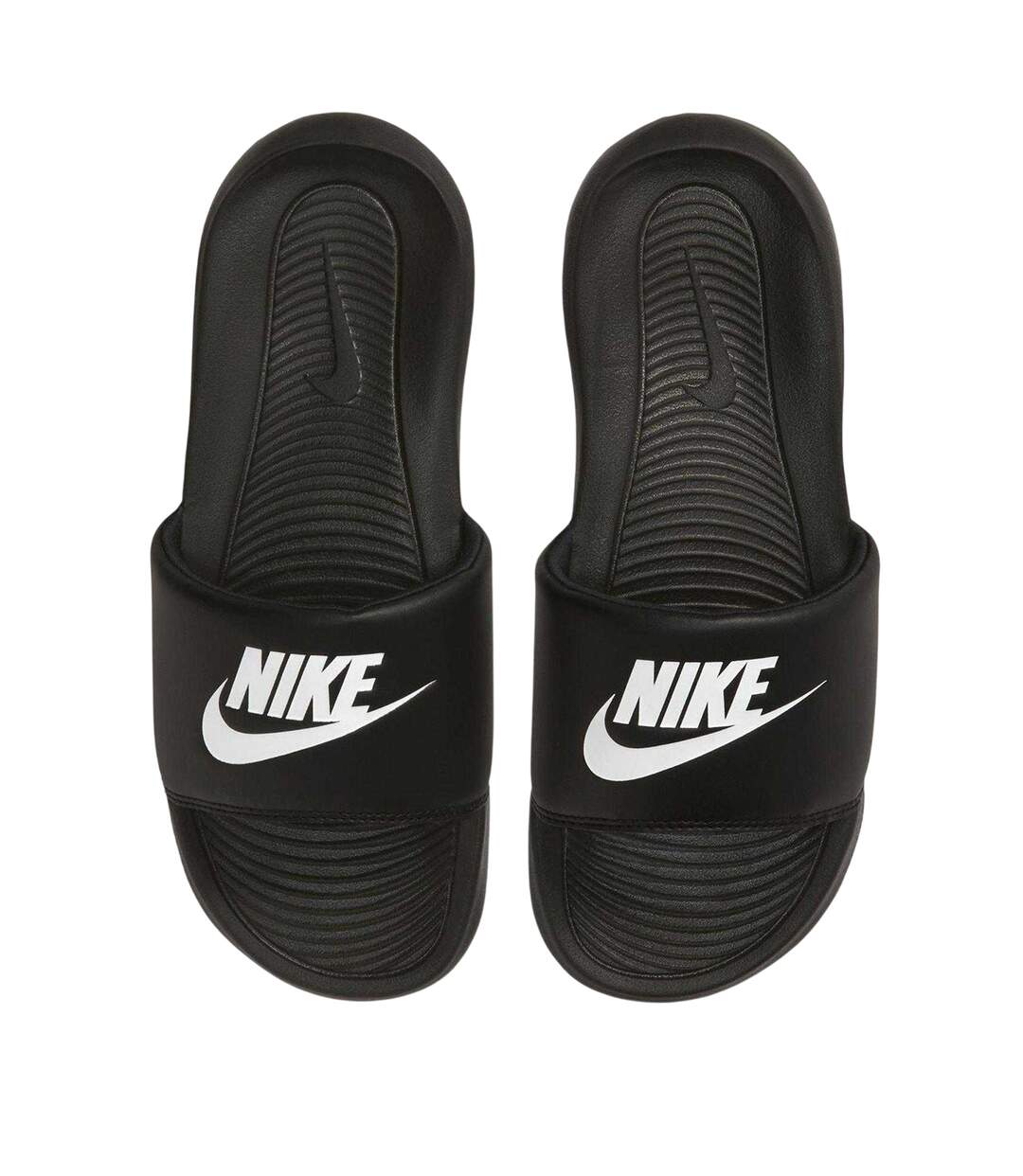 Claquettes Victori One Femme Noir Blanc Nike-3