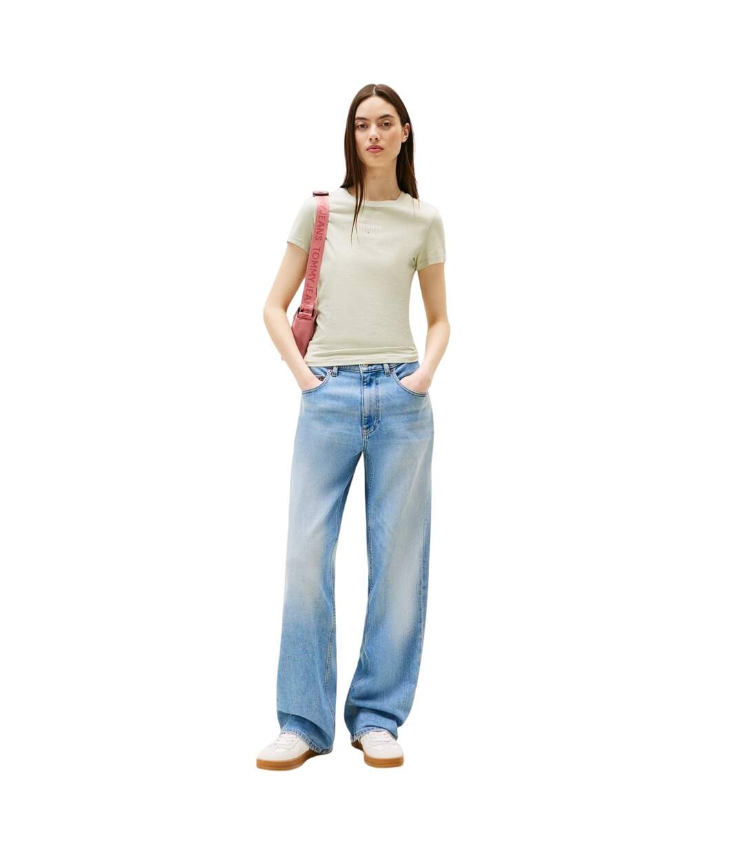 T-shirt Motif/style Lettrage Femme Noir Tommy Jeans-4