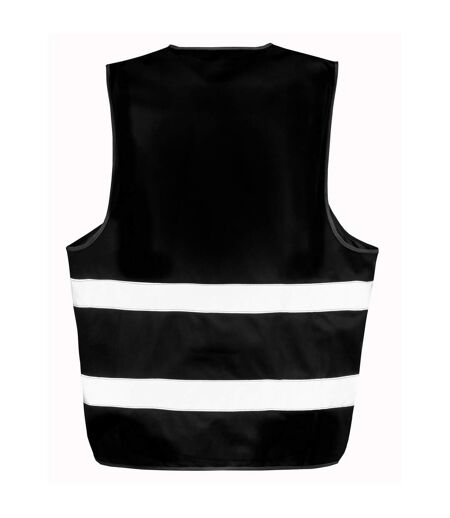 Gilet haute visibilité core enhanced adulte noir SAFE-GUARD by Result
