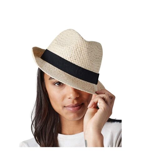 Chapeau Trilby Festival Adulte Beige Pâle Beechfield
