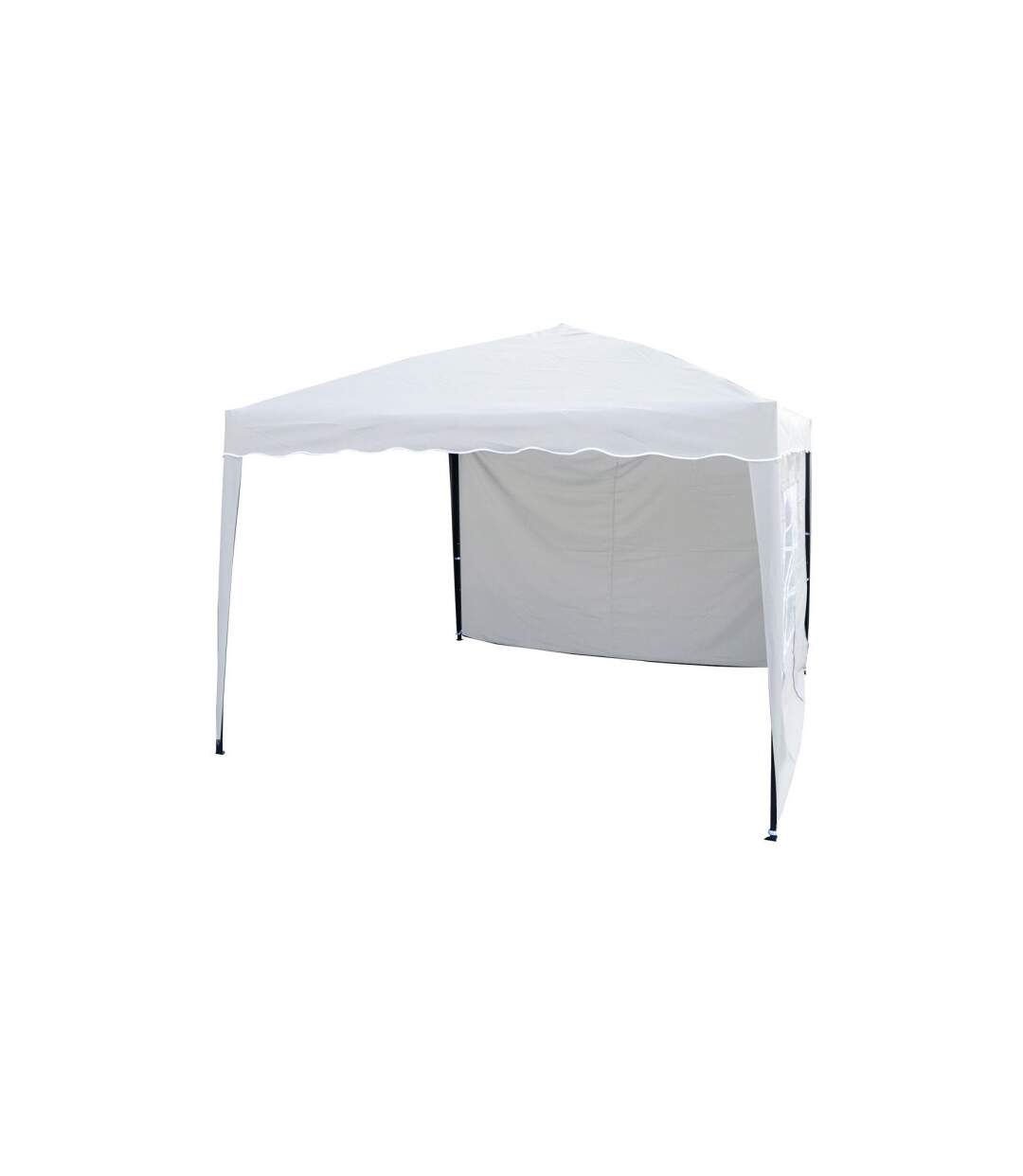 Pavillon en Tissu Gazebo 295cm Blanc-1