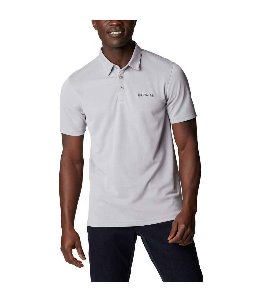 Polo Nelson Point Homme Gris Columbia-1