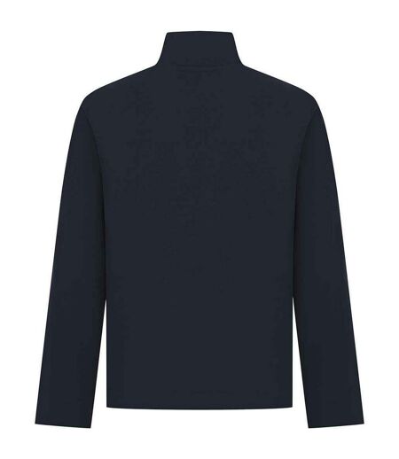 Mens Pique Top Navy Front Row