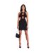 Robe Courte Femme Noir Missy Empire-3