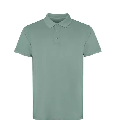 Polo Manches Courtes Cobain Adulte Vert Foncé Roly