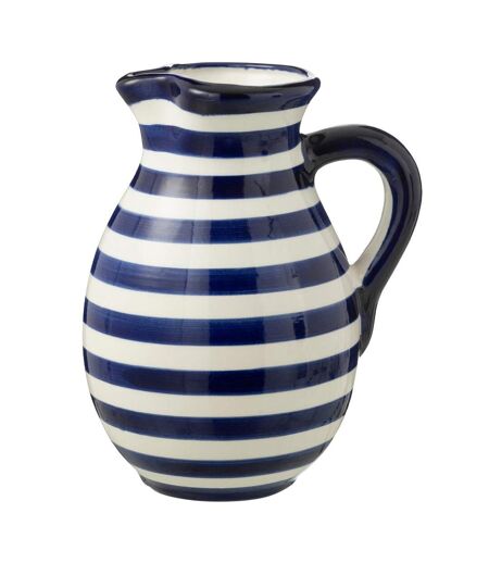 Pichet en Céramique Granada Rayure 3,3L Bleu Cobalt