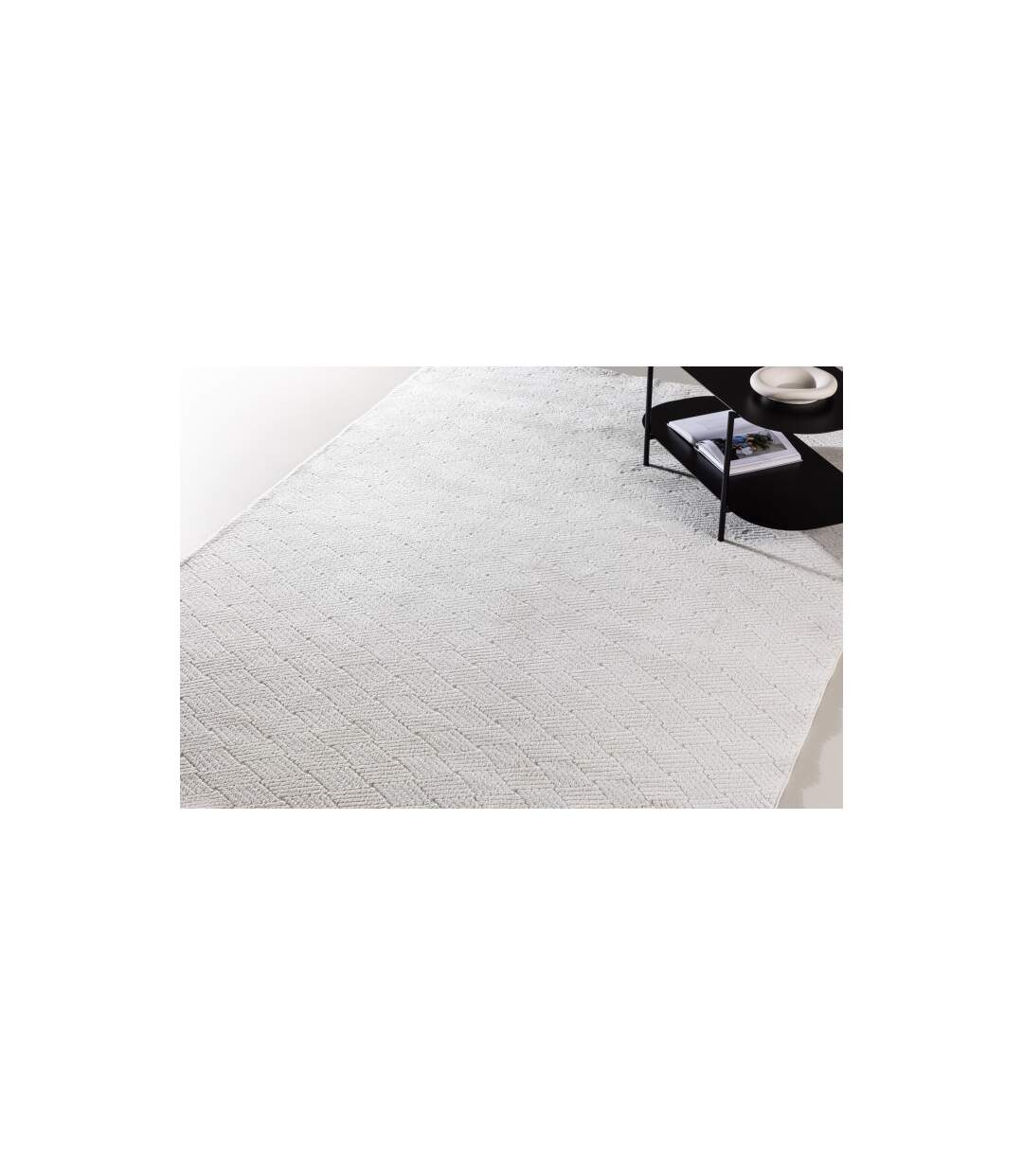 Tapis Déco Todd 160x230cm Blanc-4
