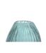 Vase Design en Verre Soufflé Sidney 25cm Bleu-2