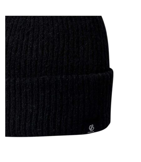 Bonnet Motif/style Pompon Femme Noir Dare 2B