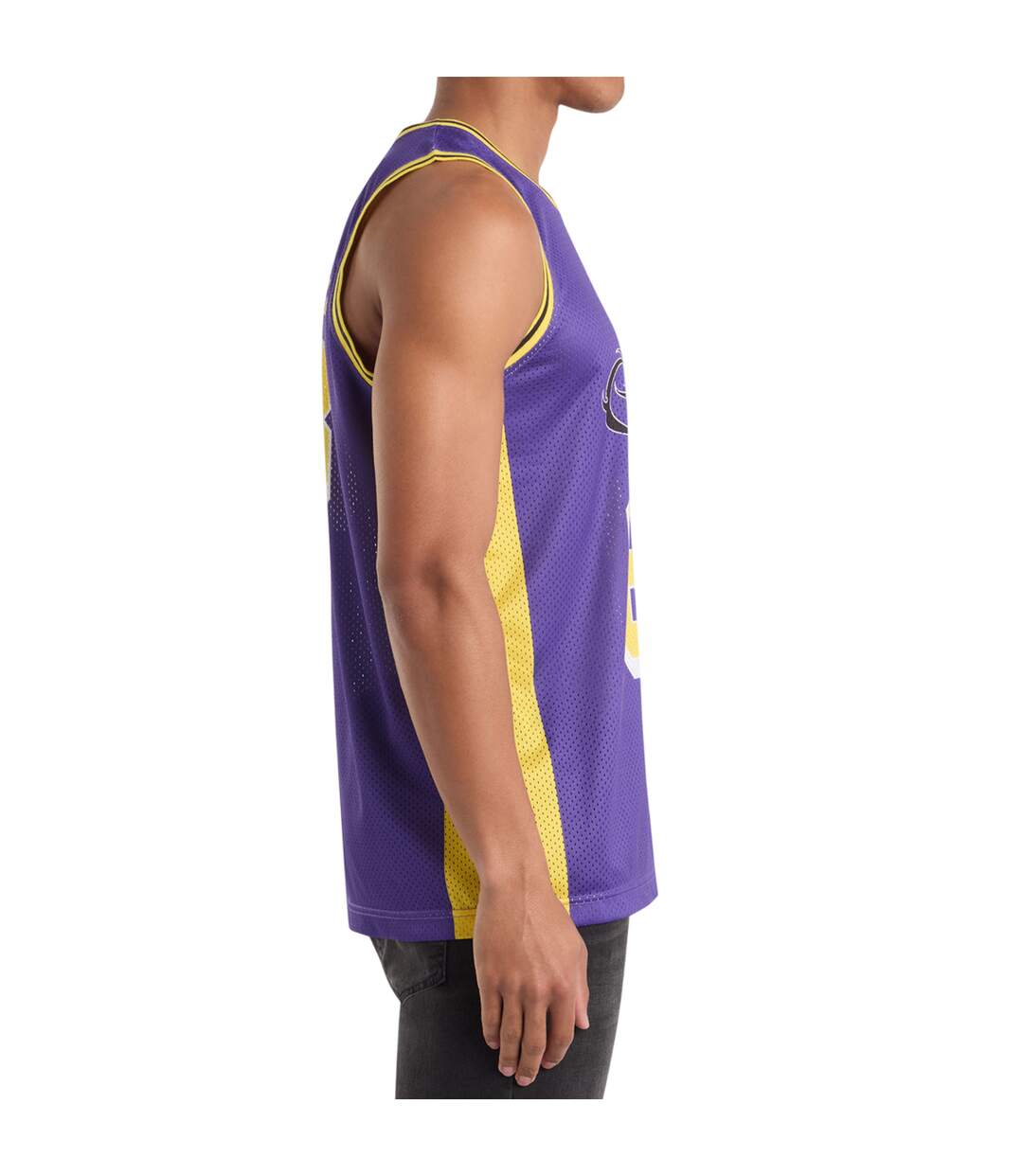 Maillot de basket homme violet / jaune Amplified-4