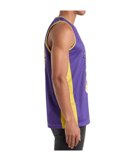 Maillot de basket homme violet / jaune Amplified