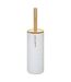 Brosse WC effet marbré Lea - Blanc-1