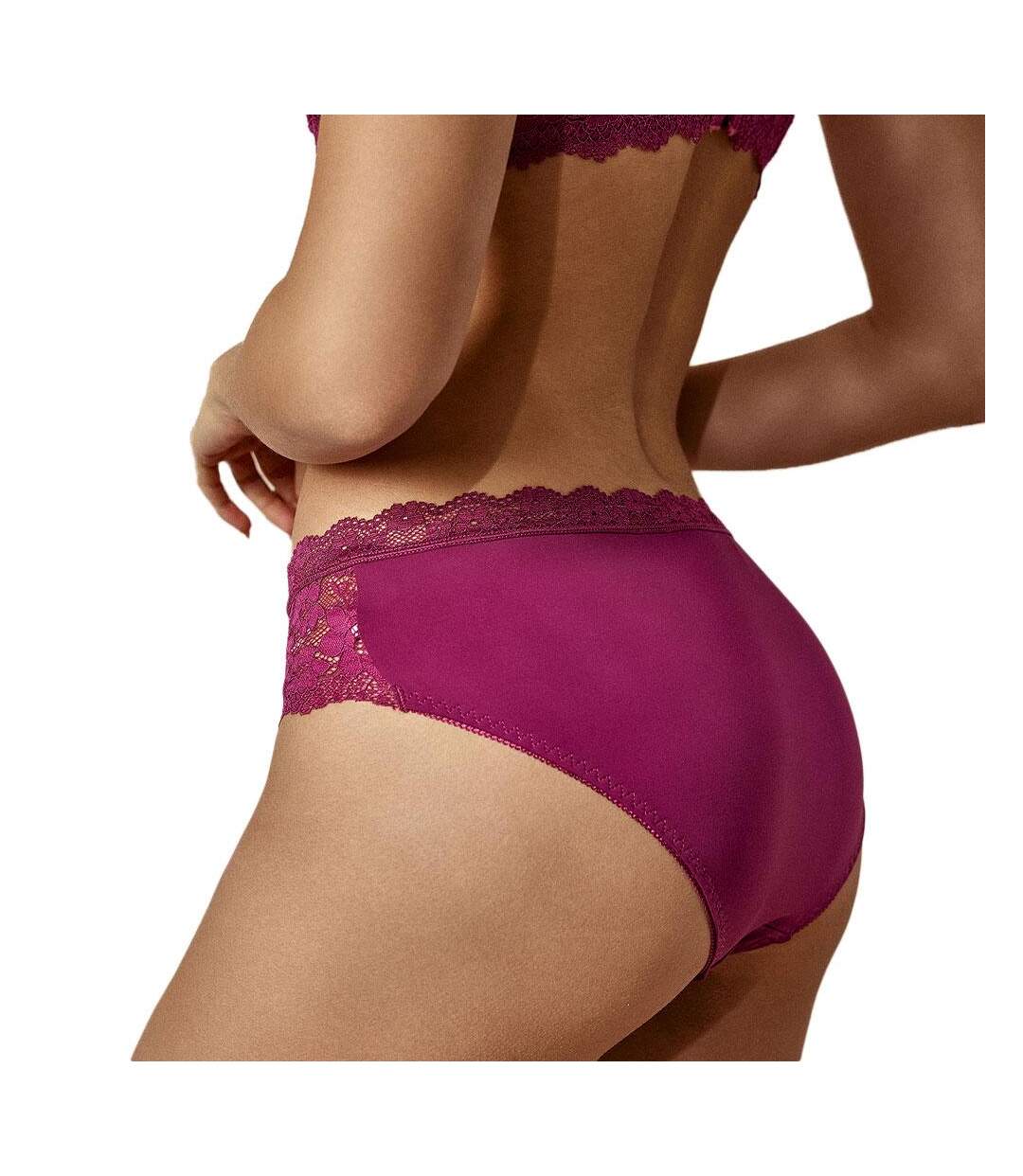 Tanga rose fushia femme les petites bombes betty - l-2