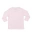 T-shirt Manches Longues Motif/style Uni Bébé Rose Pâle Larkwood-2