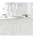 Nappe Antitache Louxor 140x240cm Blanc & Or-3
