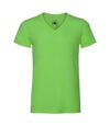 Russell Mens Short Sleeve V-Neck HD T-Shirt (Green Marl)