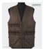 Gilet de Chasse LEDERTYS Impercoat LY0209 – Carnier Détachable PVC, Cartouchière et Protection Impercoat-3