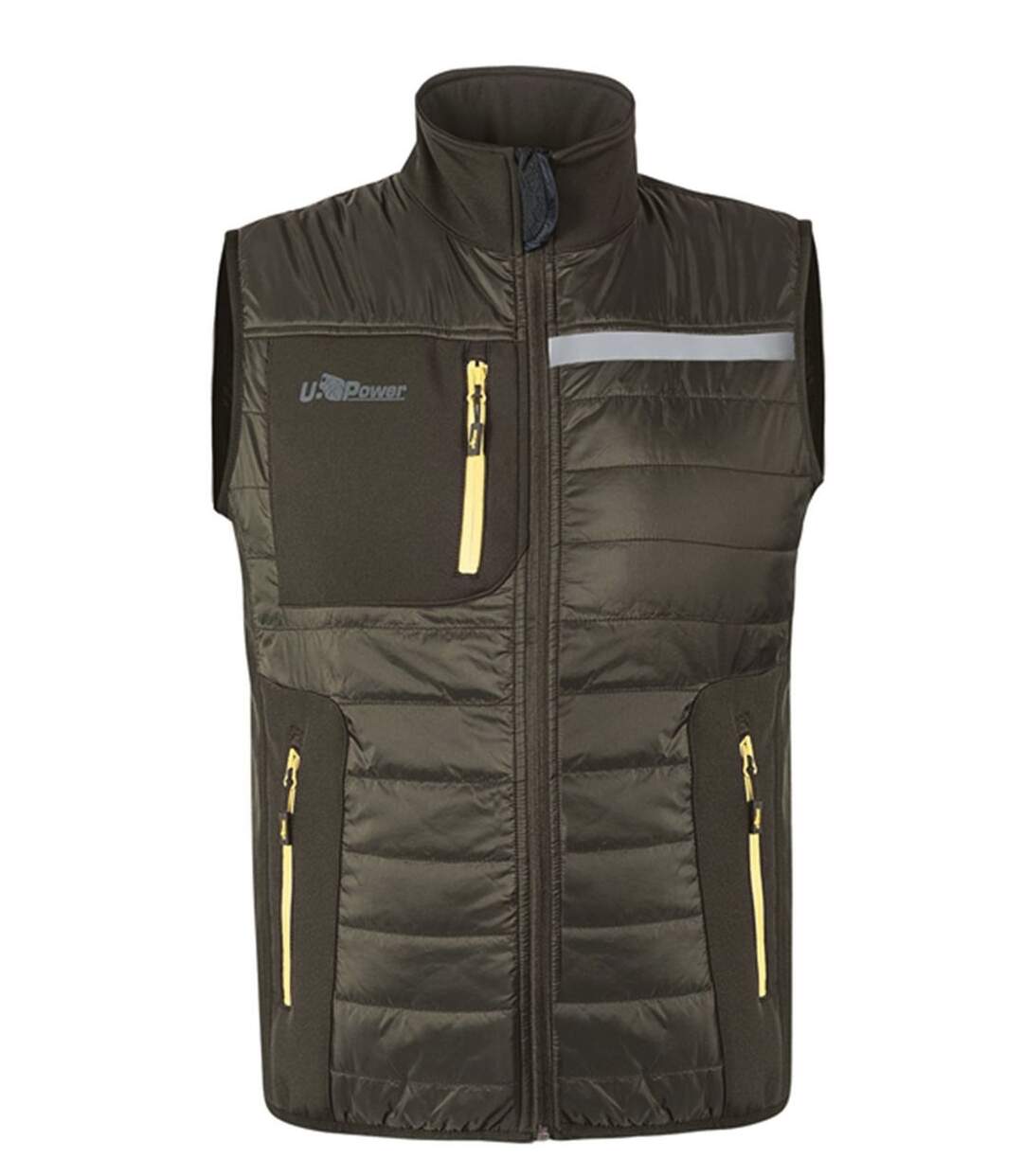 Bodywarmer de travail - Homme - UPFU278 - vert foncé