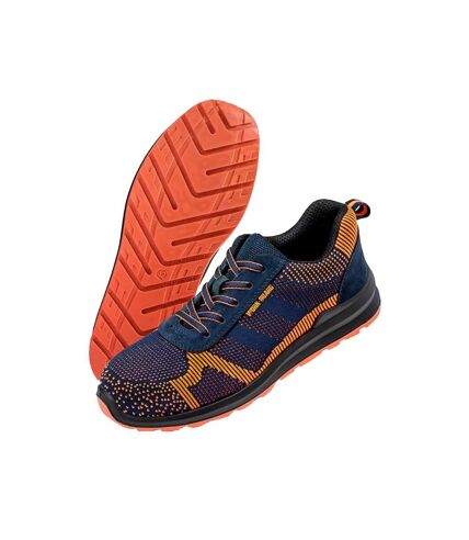 Unisex hardy safety trainers navy/orange Result Work-Guard