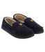Mens Aspen Moccasin Slippers Navy Lyle & Scott-1