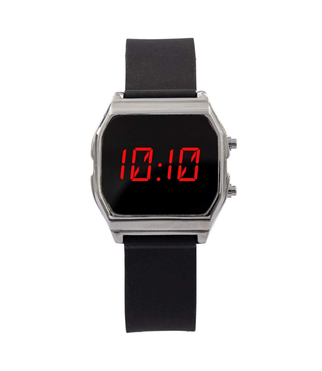 Sublime Montre Femme LED Silicone Noir CHTIME