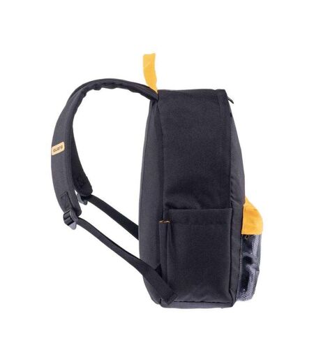 Childrens/kids Mossin 15l Backpack One Size Black Yellow Iguana